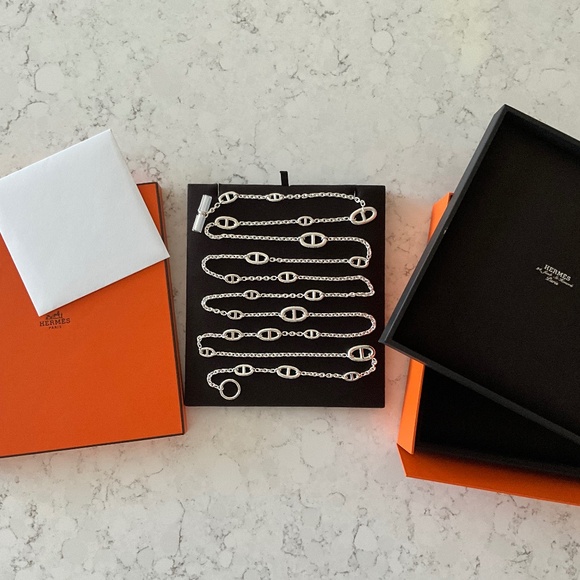 Hermes Jewelry - BNIB Hermes Farandole long necklace 160